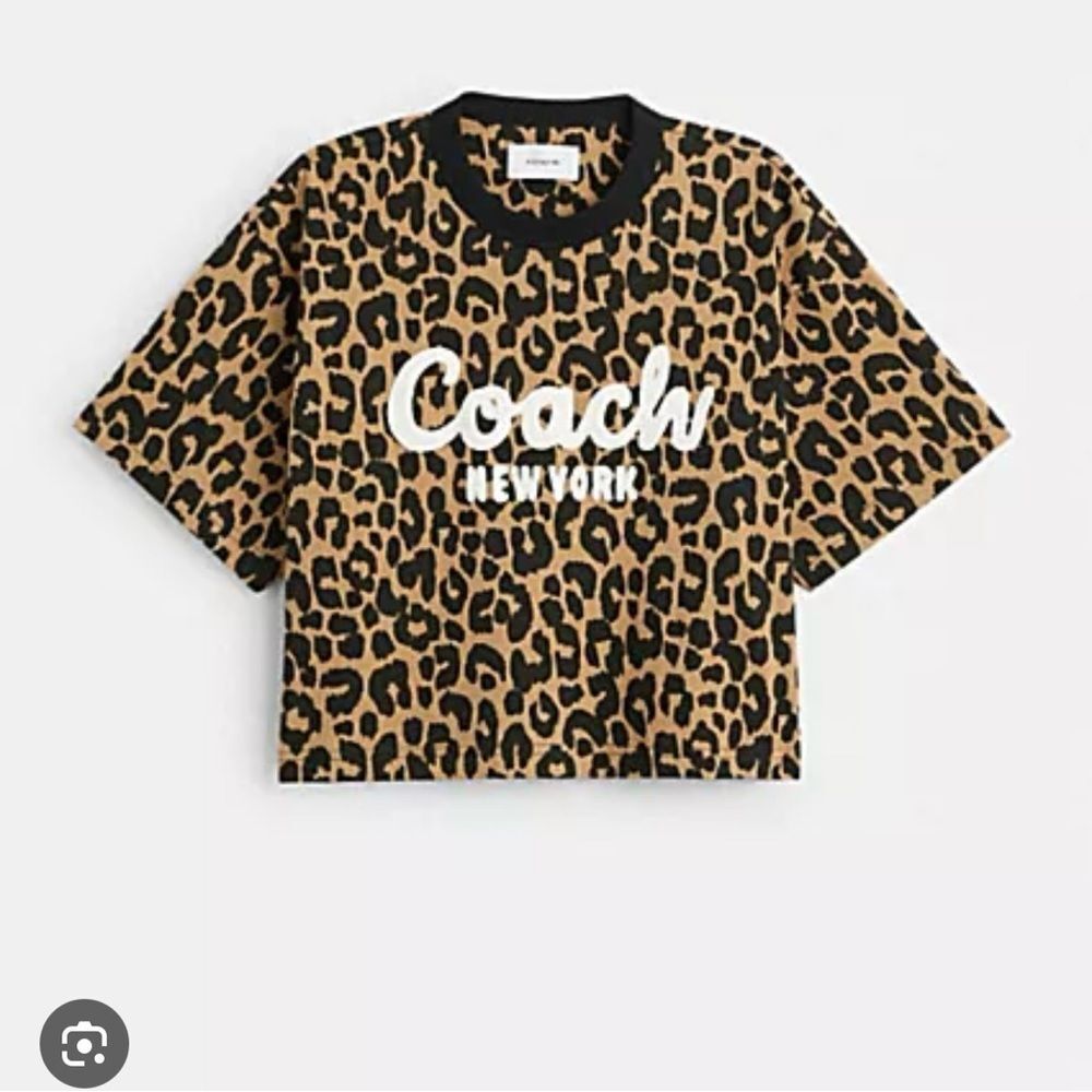 NWT Coach Cropped T Shirt